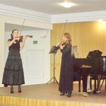 Деэт скрипок Солнцева Заславская